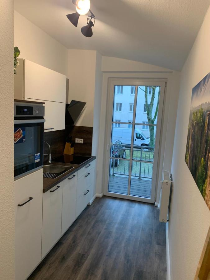 40 Qm Appartment Parkplatz, Balkon,Netflix, Prime Chemnitz Exterior foto